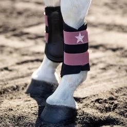 LeMieux Mini Brushing Boots Orchid -Equestrian Sales Store it03469 lifestyle minigrafterboots orchid 1