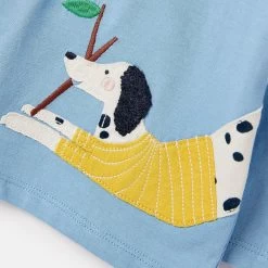 Joules Kids Ava Applique Jersey Long Sleeve Top -Equestrian Sales Store joules kids ava bel air jersey blue 4