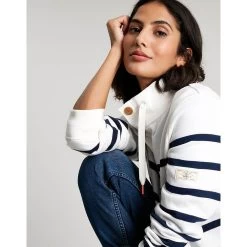 Joules Womens Southwold Funnel Neck Sweatshirt -Equestrian Sales Store joules womens southwold funnel neck sweatshirt 2