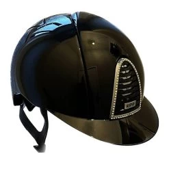 KEP Cromo 2 Polish With Swarovski Crystal Frame Riding Hat