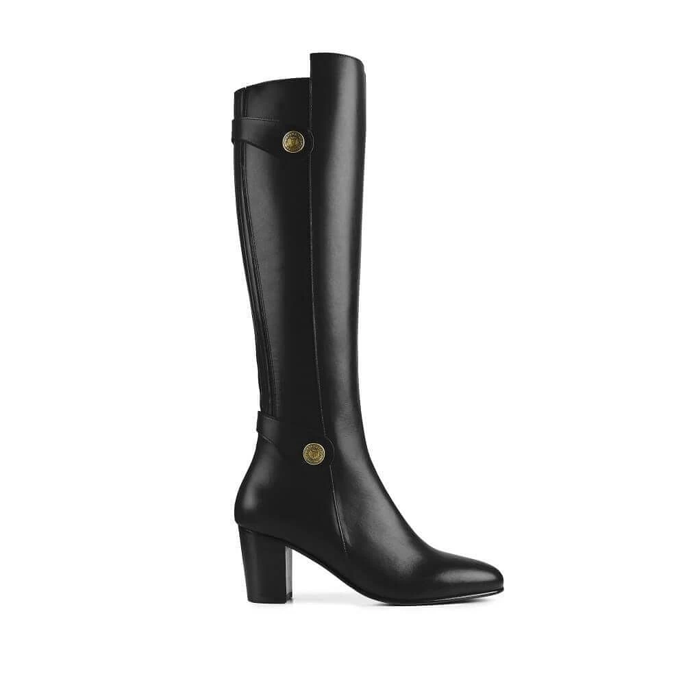 Fairfax & Favor Ladies Upton Tall Leather Heeled Boots 3 Fairfax & Favor Ladies Upton Tall Leather Heeled Boots