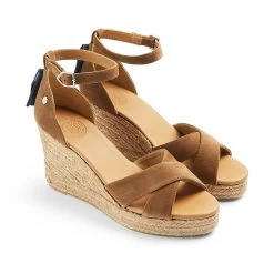 Fairfax & Favor Womens Valencia Wedge Sandal -Equestrian Sales Store kh93 f f ss21 valencia 1