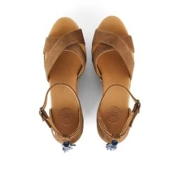Fairfax & Favor Womens Valencia Wedge Sandal -Equestrian Sales Store kh93 f f ss21 valencia 4