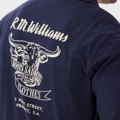 RM Williams Mens Beaufort Rugby Shirt -Equestrian Sales Store kr200jeq801 beaufort rugby 6