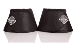 LeMieux Leather Wrap Around Over Reach Boots Black