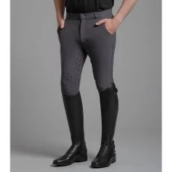 Premier Equine Mens Levanzo Full Seat Gel Breeches -Equestrian Sales Store levanzo breeches grey 2