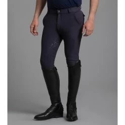 Premier Equine Mens Levanzo Full Seat Gel Breeches -Equestrian Sales Store levanzo breeches navy 2
