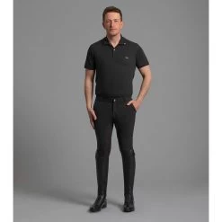 Premier Equine Mens Levanzo Full Seat Gel Breeches -Equestrian Sales Store levanzo mens full seat gel riding breeches black black