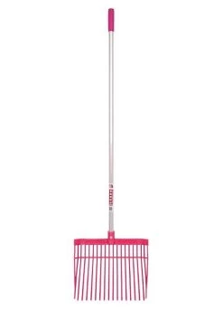 Red Gorilla Straight Handle PC Bedding Fork -Equestrian Sales Store pc bedding fork pink