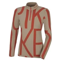 Pikeur Womens Print Shirt Soft Taupe