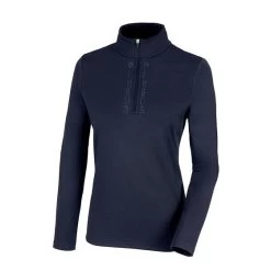 Pikeur Womens Glossy Zip Shirt Night Sky
