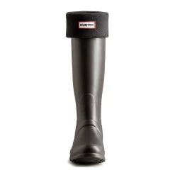 Hunter Ladies Recycled Fleece Tall Boot Socks -Equestrian Sales Store prod aw21 org uas3000aaa blk 1