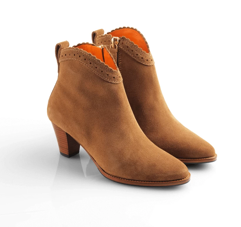 Fairfax & Favor Ladies Regina Suede Ankle Boot 3 Fairfax & Favor Ladies Regina Suede Ankle Boot