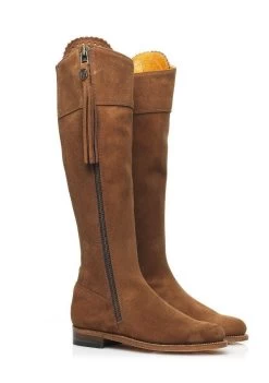 Fairfax & Favor Ladies Regina Suede Boot Tan
