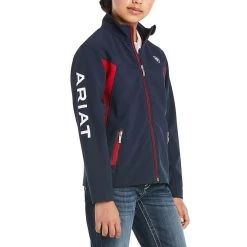 Ariat Youth New Team Softshell Jacket Navy