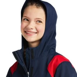 Ariat Youth Spectator Waterproof Jacket -Equestrian Sales Store s22 yth engl 10039213 detail02