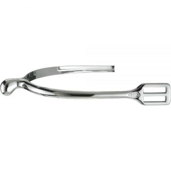 Sprenger Ladies Chrome Polished Rounded End Spurs 3 Sprenger Ladies Chrome Polished Rounded End Spurs
