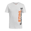 Stihl Mens Timbersports Vertical Logo T-Shirt -Equestrian Sales Store timbersports vertical tshirt