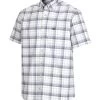 Hoggs Of Fife Mens Tresness Short Sleeve Cotton Stretch Check Shirt