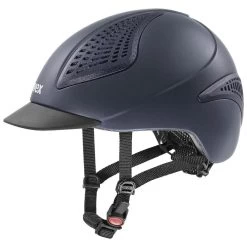UVEX Exxential II Riding Helmet -Equestrian Sales Store uvex exxential ii blue matt