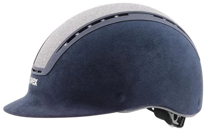 Uvex Suxxeed Glamour Riding Helmet Navy / Silver 3 Uvex Suxxeed Glamour Riding Helmet Navy / Silver