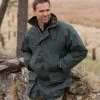 Hoggs Of Fife Padded Waxed Jacket Olive 2 Hoggs Of Fife Padded Waxed Jacket Olive -Equestrian Sales Store waxed padded jacket