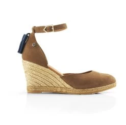 Fairfax & Favor Ladies Monaco Wedge Espadrille -Equestrian Sales Store wedges3 0390