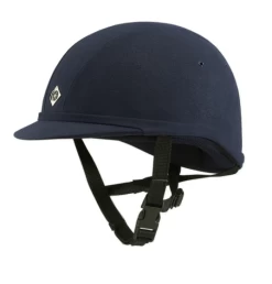 Charles Owen YR8 Riding Hat Navy Round Fit